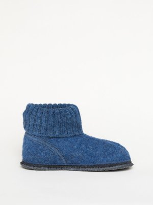 Tofflor med Mudd Filtad Ull